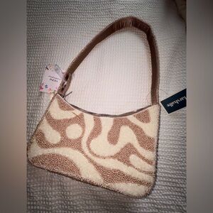 Viral Beaded and Sherpa Bag